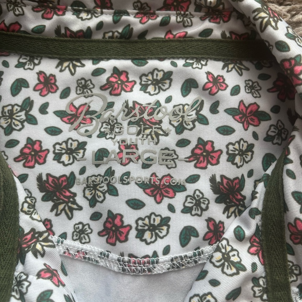 Floral Print Barstool Golf Youth Large - Picture 3 of 3